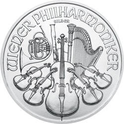 2021 1 oz Austrian Silver Philharmonic Coin BU