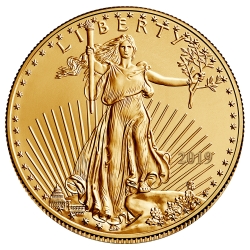 2019 1 oz Gold American Eagle Coin BU 2019 1 oz Gold American Eagle Coin BU