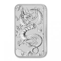 2019 1 oz Perth Mint Dragon Silver Bar Coin 2019 1 oz Perth Mint Dragon Silver Bar Coin