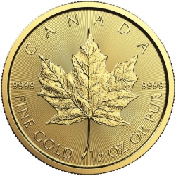 2020 1/2 oz Canadian Gold Maple Leaf Coin BU 2020 1/2 oz Canadian Gold Maple Leaf Coin BU