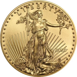 2020 1/4 oz American Gold Eagle Coin BU
