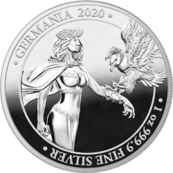 2020 1 oz Germania Proof Silver Coin