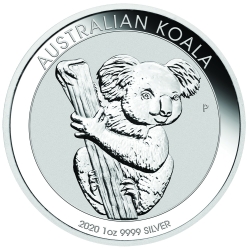 2020 1 oz Australian Silver Koala Coin BU
