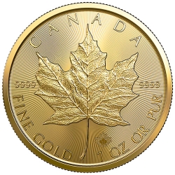 2020 1 oz Canadian Gold Maple Leaf Coin BU 2020 1 oz Canadian Gold Maple Leaf Coin BU
