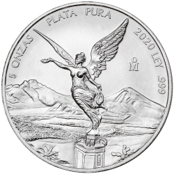 2020 5 oz Mexican Libertad Silver Coin 2020 5 oz Mexican Libertad Silver Coin