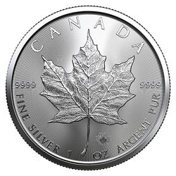 2020 1 oz Canadian Silver Maple Leaf Coin BU 2020 1 oz Canadian Silver Maple Leaf Coin BU