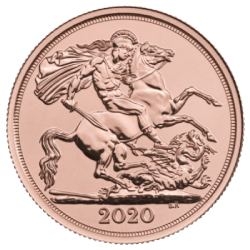 2020 Gold Double Sovereign Coin