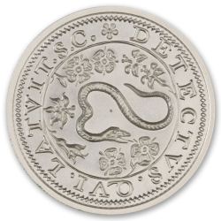 2 oz Gunpowder Plot Medal Tribute Silver Round