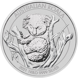 2021 1 Kilo Australian Silver Koala Coin 2021 1 Kilo Australian Silver Koala Coin