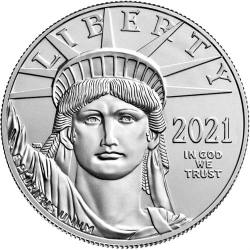 2021 1 oz American Platinum Eagle Coin BU