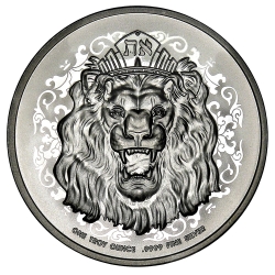2021 1 oz Roaring Lion Silver Coin
