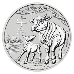 2021 1 Kilo Year of the Ox Silver Coin - Perth Mint Lunar Series III