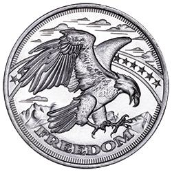 1/2 oz SD Bullion Silver Freedom Round