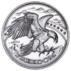 1 oz SD Bullion Silver Freedom Round