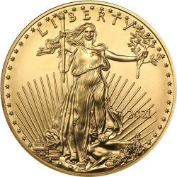 2021 1/4 oz American Gold Eagle Coin BU