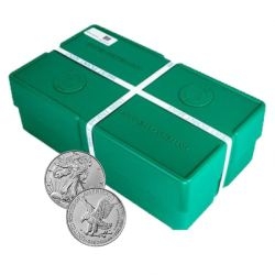 2021 Silver Eagle Monster Box 500 Coins (Sealed, Type 2) 2021 Silver Eagle Monster Box 500 Coins (Sealed, Type 2)
