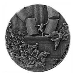 2021 2 oz Death of Samson Biblical Silver Coin Series