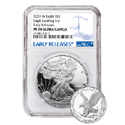 2021 NGC PR-70 Early Release Type 2 American Silver Eagle Proof Coin 2021 NGC PR-70 Early Release Type 2 American Silver Eagle Proof Coin