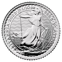 2022 1/10 oz Platinum Britannia Coin 2022 1/10 oz Platinum Britannia Coin