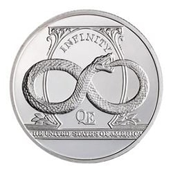 2022 2 oz Infinity High Relief Silver Round