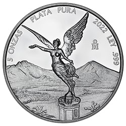 2022 5 oz MX Silver Libertad Proof Coins 2022 5 oz MX Silver Libertad Proof Coins