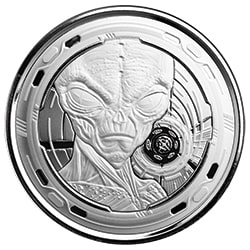 2022 SC Silver Alien Series 1 oz Coin 2022 SC Silver Alien Series 1 oz Coin