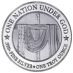 1 oz SD Bullion 10th Anniversary Silver Round