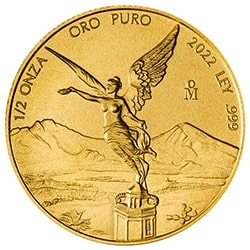 2022 1/2 oz Mexican Gold Libertad Coin (BU) 2022 1/2 oz Mexican Gold Libertad Coin (BU)