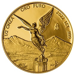 2022 1/2 oz Mexican Gold Libertad Proof Coin 2022 1/2 oz Mexican Gold Libertad Proof Coin