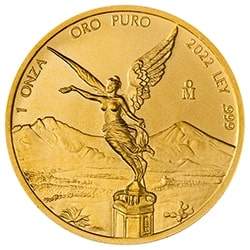 2022 1 oz Mexican Gold Libertad Coin (BU) 2022 1 oz Mexican Gold Libertad Coin (BU)