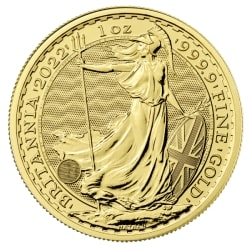 2022 1 oz Gold Britannia Coin 2022 1 oz Gold Britannia Coin