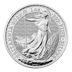 2022 1 oz Silver Britannia Coin