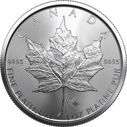 2023 1 oz Platinum Maple Leaf Coin BU