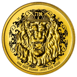 2023 1 oz Gold Roaring Lion Proof Gold Coin