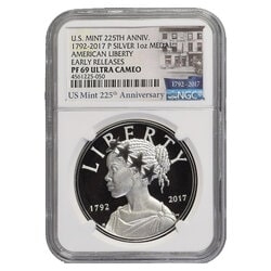 2017-P American Liberty Silver Medal Proof NGC PF-69 Early Releases 2017-P American Liberty Silver Medal Proof NGC PF-69 Early Releases