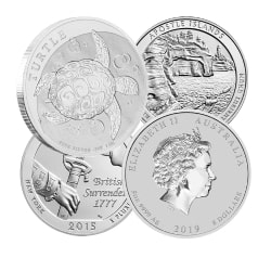 Random 5 oz Silver Coins | Lowest Price Guarantee