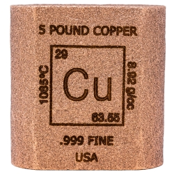 5 Pound Element Copper Bar - Chalcolithic Metals