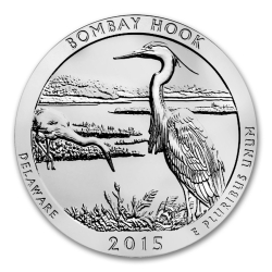 2015 Bombay Hook ATB 5 oz Silver | America The Beautiful