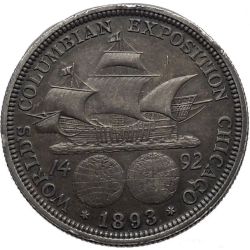 90% Columbian Commemorative Silver Half Dollar