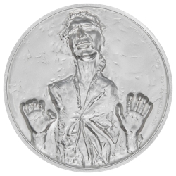 2017 Star Wars Han Solo High Relief 2 oz Silver Proof Coin