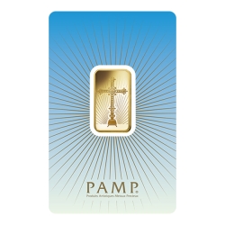 10 Gram Pamp Suisse Faith Series Cross Gold Bar In Assay