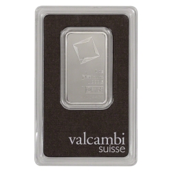 1 oz Valcambi Platinum Bar - In Assay