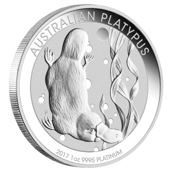 2017 1 oz Perth Mint Platinum Platypus Coin 2017 1 oz Perth Mint Platinum Platypus Coin