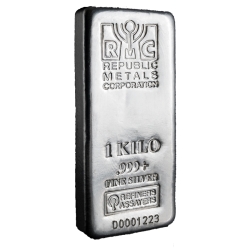 1 Kilo Republic Metals Silver Bar 1 Kilo Republic Metals Silver Bar