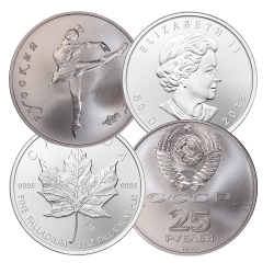1 oz Palladium Coins - Design Our Choice