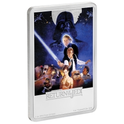 2017 Star Wars Return of the Jedi Movie Poster Silver Coin