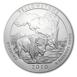 2010 5 oz Silver ATB - Yellowstone National Park, Wyoming 2010 5 oz Silver ATB - Yellowstone National Park, Wyoming