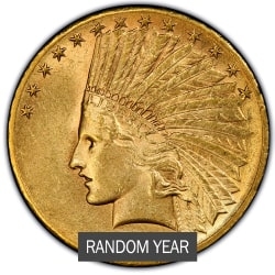 $10 Indian Eagle Gold Coin AU - Random Year $10 Indian Eagle Gold Coin AU - Random Year