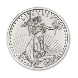2 oz Saint Gaudens Silver Round - High Relief