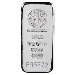 1 Kilo Argor-Heraeus Silver Bar